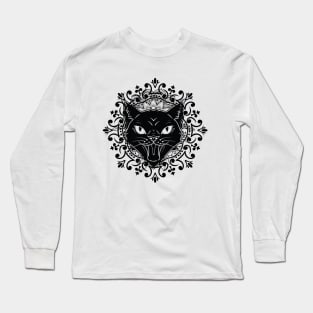 Cat Mandala Long Sleeve T-Shirt